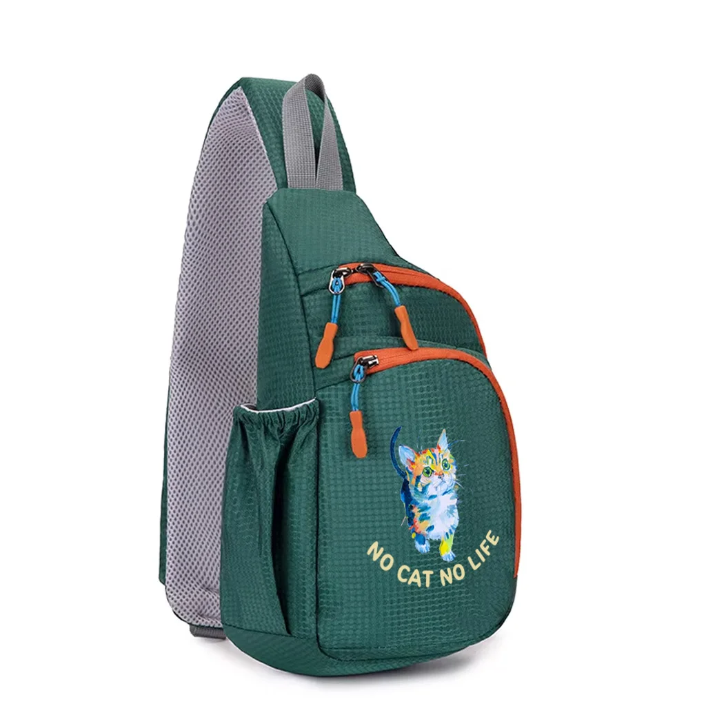 NEKONI SLING グリーン・NEKONIWA子猫柄