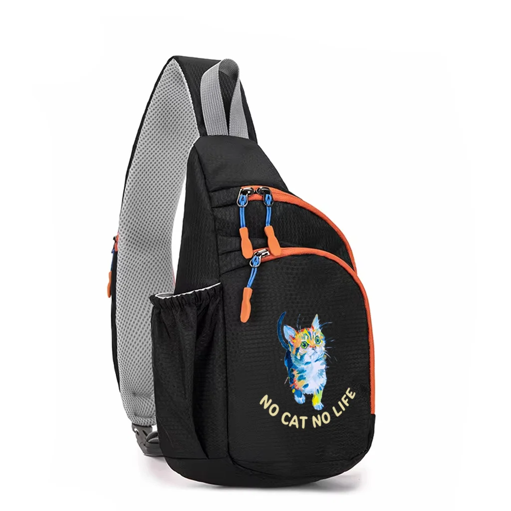 NEKONI SLING ブラック・NEKONIWA子猫柄