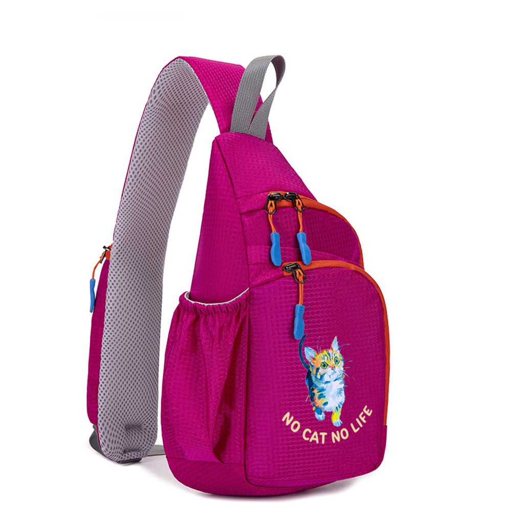 NEKONI SLING ポップピンク・NO CAT NO LIFEデザイン